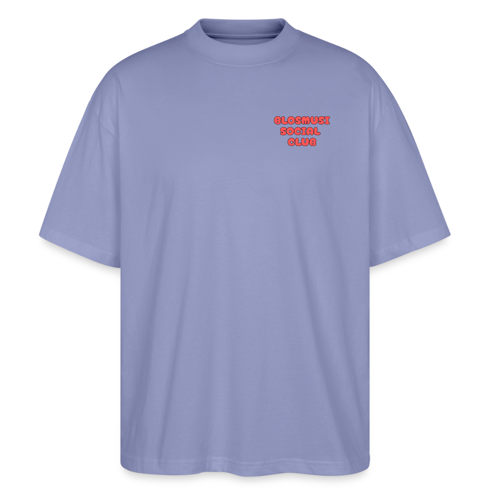 Herz für Marketender - front & back - Bio T-Shirt Oversized - Violett