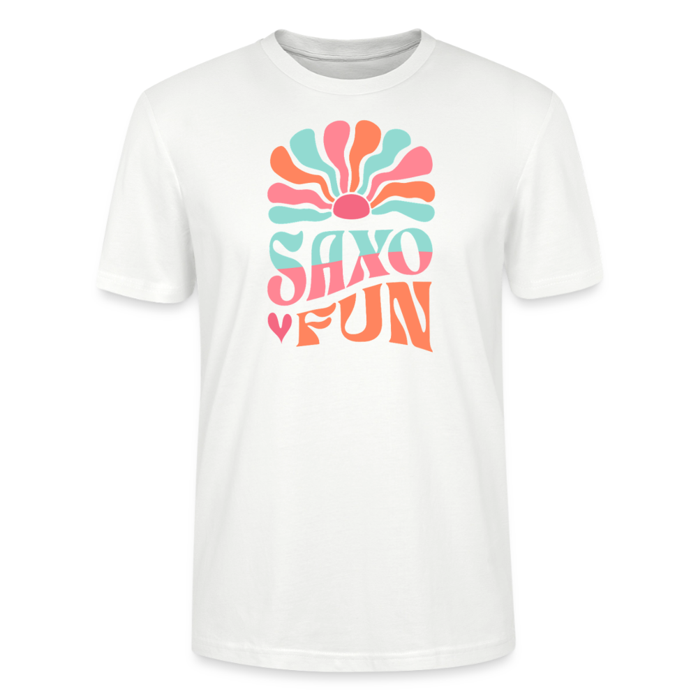Saxofun - Saxophon - Bio T-Shirt Standard - Weiß