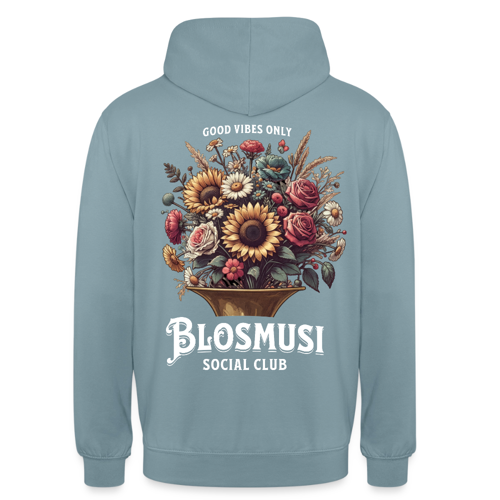Blosmusi Social Club - Hoodie Unisex - Nebelblau