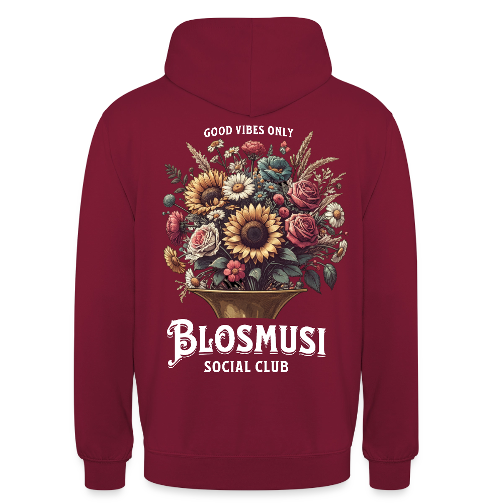 Blosmusi Social Club - Hoodie Unisex - Bordeaux
