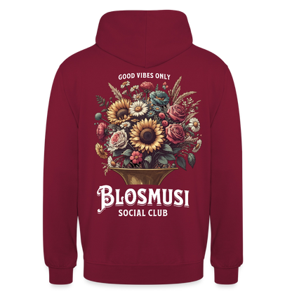 Blosmusi Social Club - Hoodie Unisex - Bordeaux