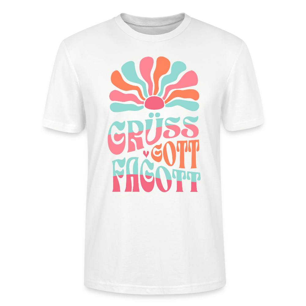 Grüß Gott - Fagott - Bio T-Shirt Standard - Weiß