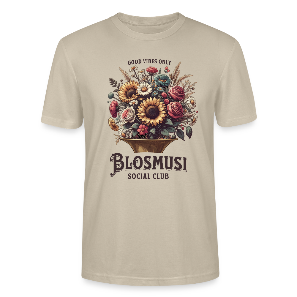 Blosmusi Social Club - Bio T-Shirt Standard Unisex - Beige