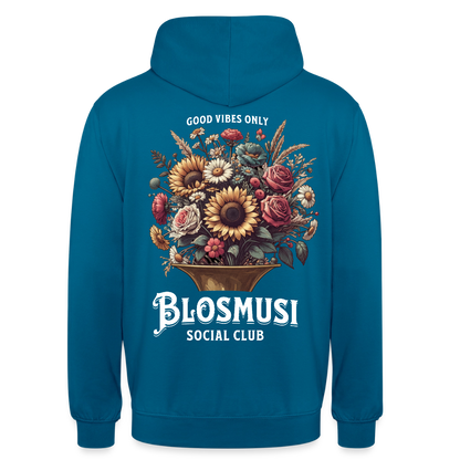 Blosmusi Social Club - Hoodie Unisex - Tiefseeblau 
