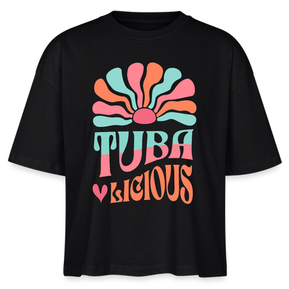 Tubalicious - Tuba - Bio T-Shirt Cropped - Schwarz