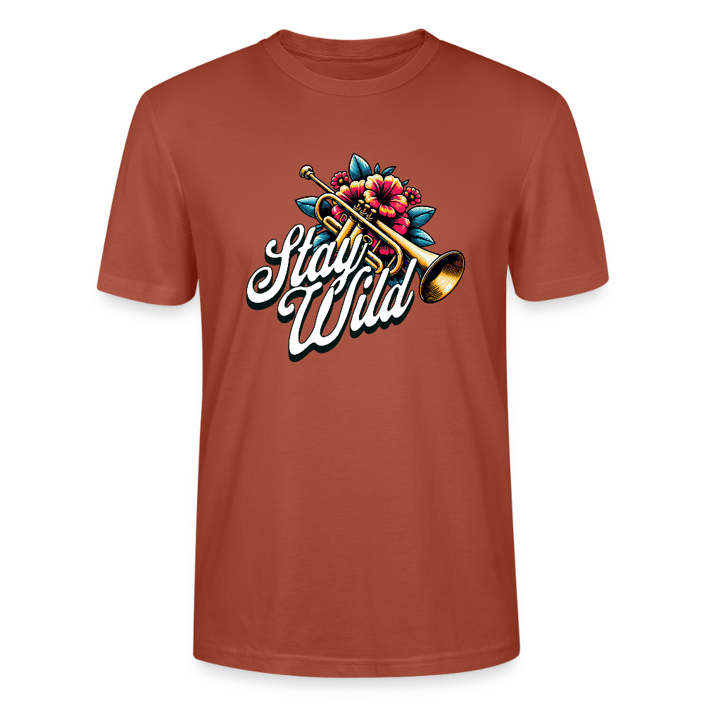 Stay Wild - Trompete - T-Shirt Unisex - Terrakotta