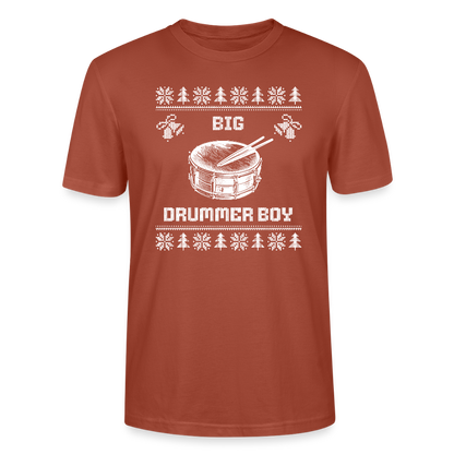 Big Drummer Boy - kleine Trommel - Bio T-Shirt Unisex - Terrakotta