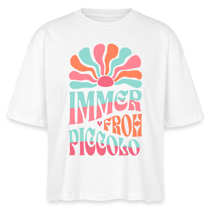 Froh - Piccolo - Bio T-Shirt Cropped - Weiß