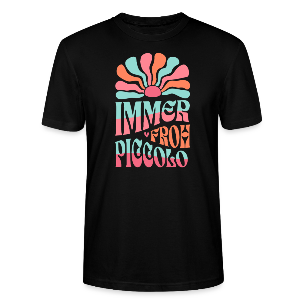Froh - Piccolo - Bio T-Shirt Standard - Schwarz