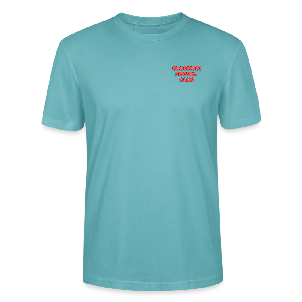 Herz für Marketender - front & back - Bio T-Shirt Standard Unisex - Pastelltürkis