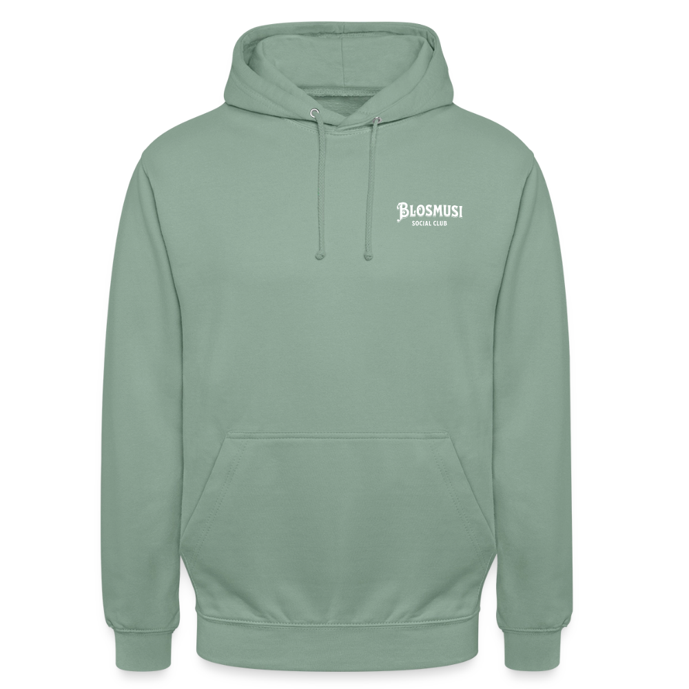 Blosmusi Social Club - Hoodie Unisex - Graugrün