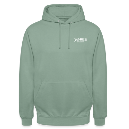 Blosmusi Social Club - Hoodie Unisex - Graugrün