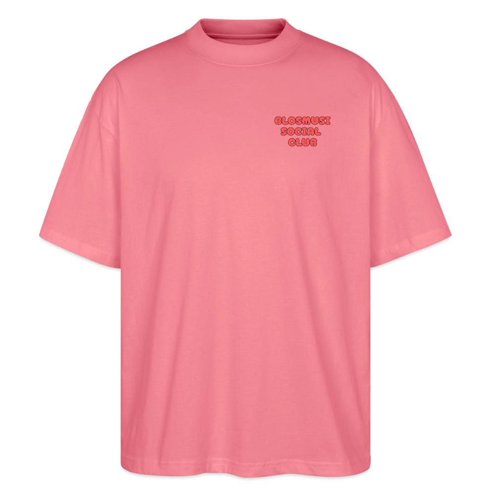 Herz für Marketender - front & back - Bio T-Shirt Oversized - Pink 