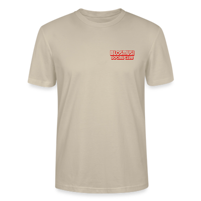 Frag mich nie - front & back - Bio T-Shirt Standard - Beige
