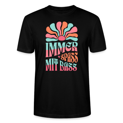 Spass mit Bass - Tuba/Bassklarinette/Fagott - Bio T-Shirt Standard - Schwarz