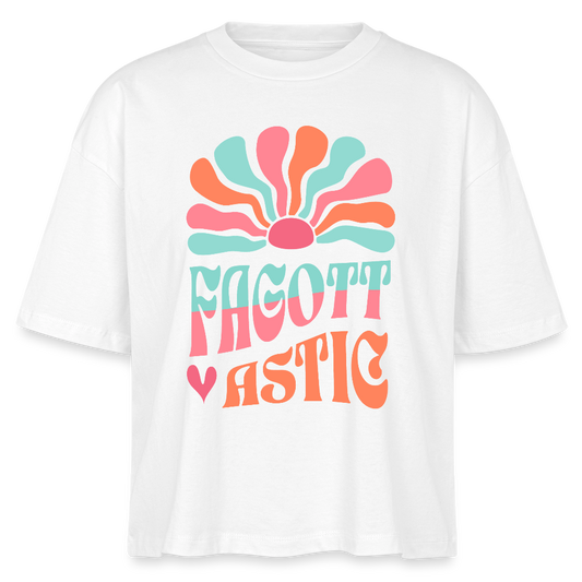 Fagottastic - Fagott - Bio T-Shirt Cropped - Weiß