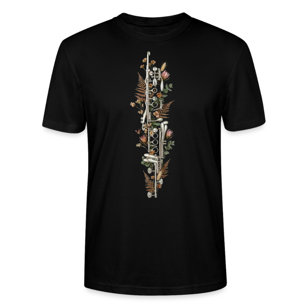 Klarinette - Spine - Bio T-Shirt Unisex - Schwarz