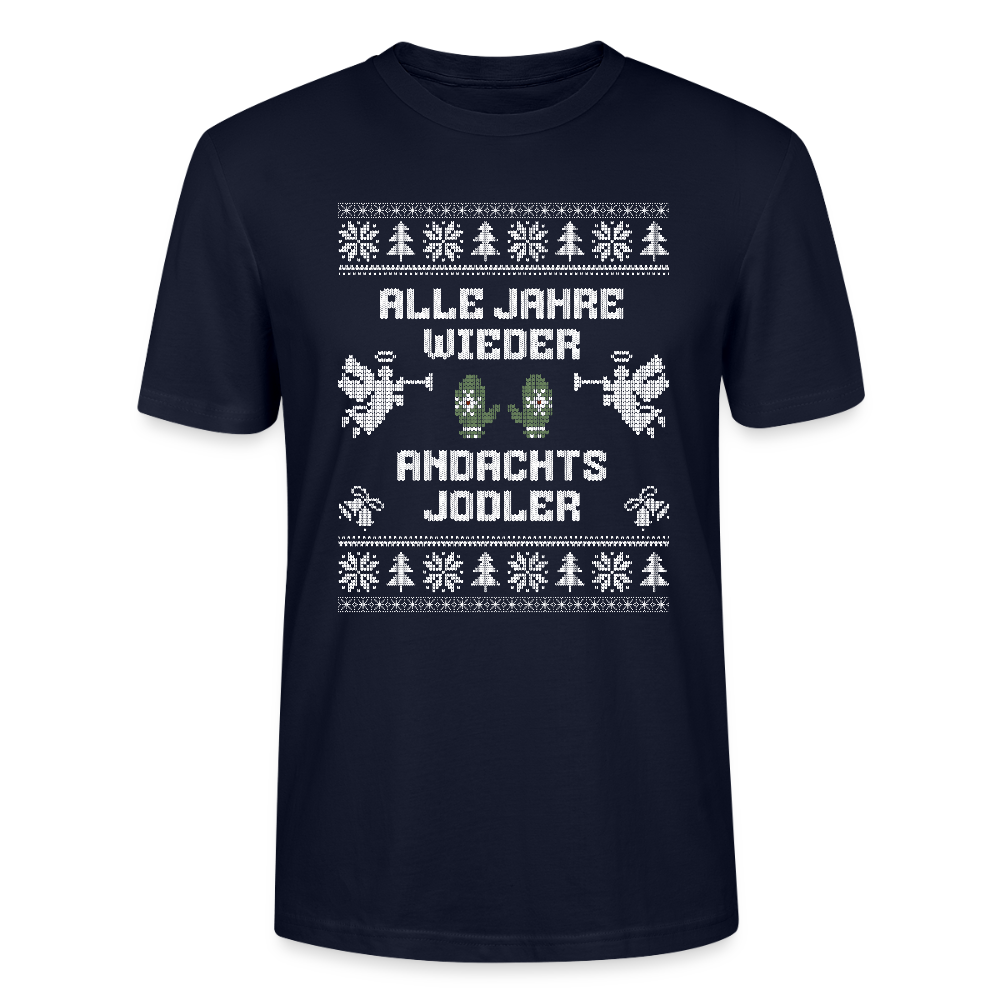 Andachtsjodler - Bio T-Shirt Unisex - Navy