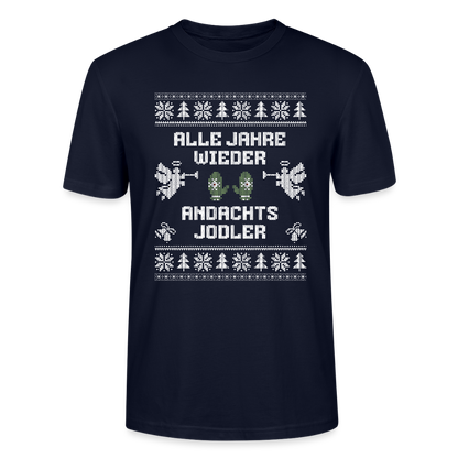 Andachtsjodler - Bio T-Shirt Unisex - Navy