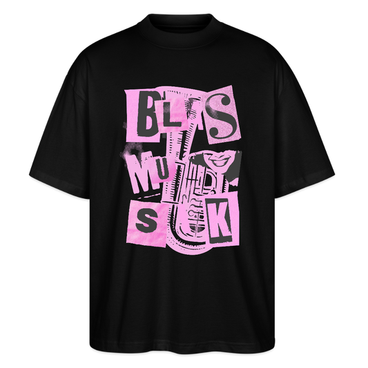 ⚡️Blasmusik - Tuba - Bio T-Shirt Oversized Unisex - Schwarz