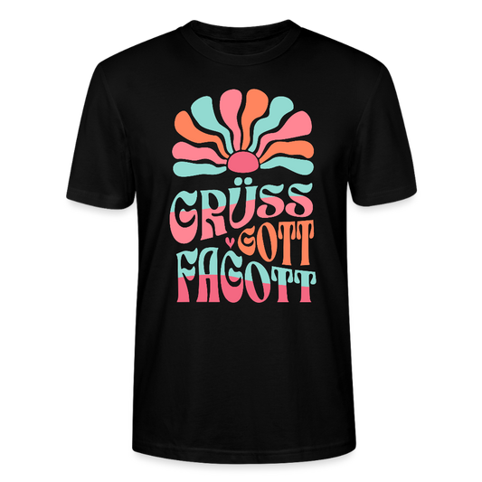 Grüß Gott - Fagott - Bio T-Shirt Standard - Schwarz