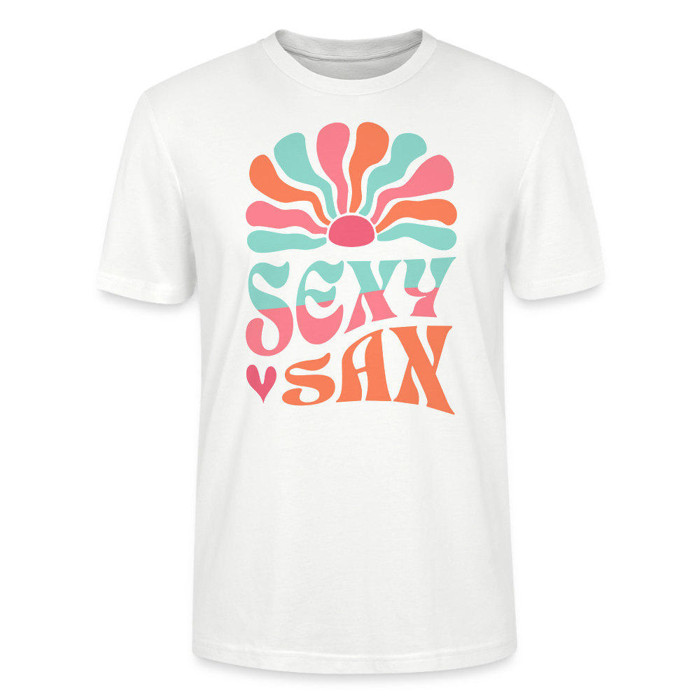 Sexy Sax - Saxophon - Bio T-Shirt Standard - Weiß