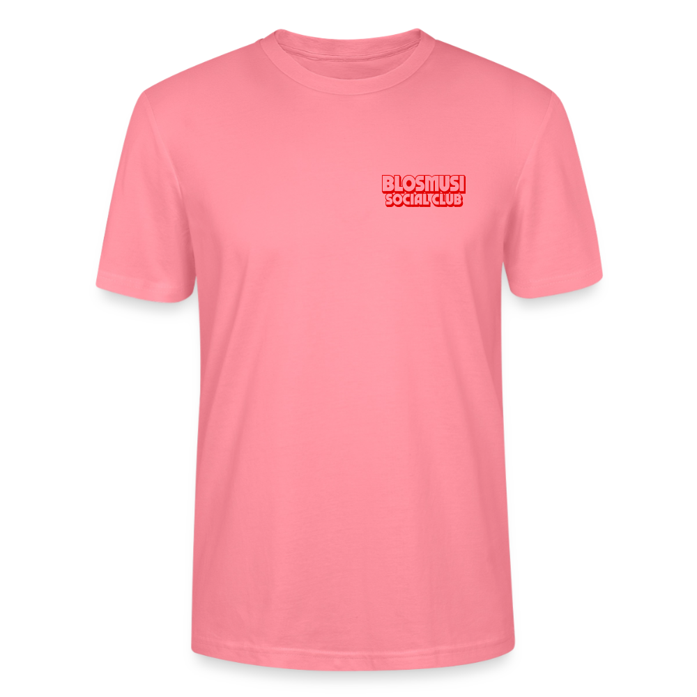 Frag mich nie - front & back - Bio T-Shirt Standard - Pink 