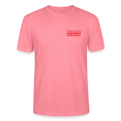 Frag mich nie - front & back - Bio T-Shirt Standard - Pink 