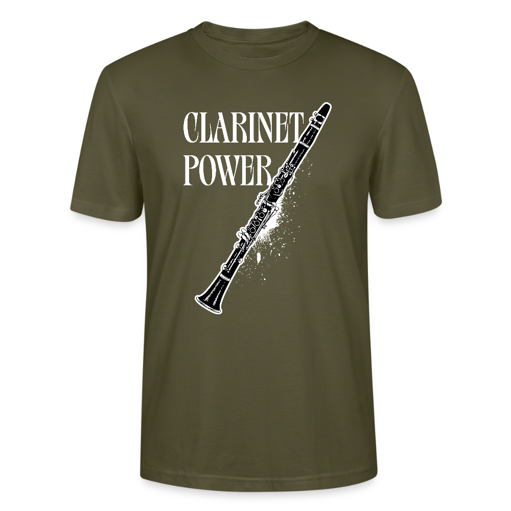 Clarinet Power - Klarinette - T-Shirt Standard Unisex - Khaki