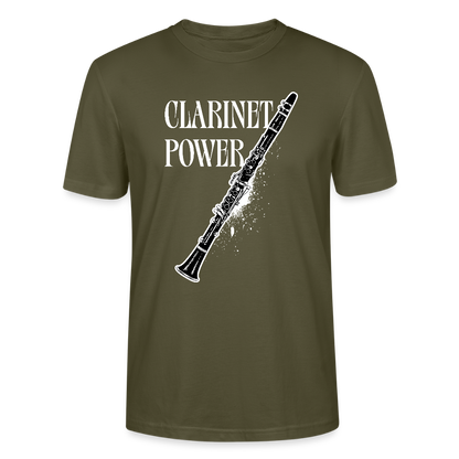 Clarinet Power - Klarinette - T-Shirt Standard Unisex - Khaki