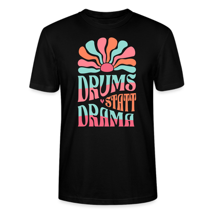 No Drama - Drums - Bio T-Shirt Standard - Schwarz
