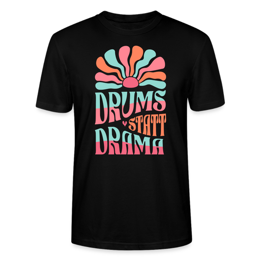 No Drama - Drums - Bio T-Shirt Standard - Schwarz