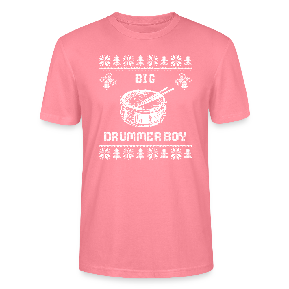 Big Drummer Boy - kleine Trommel - Bio T-Shirt Unisex - Pink 