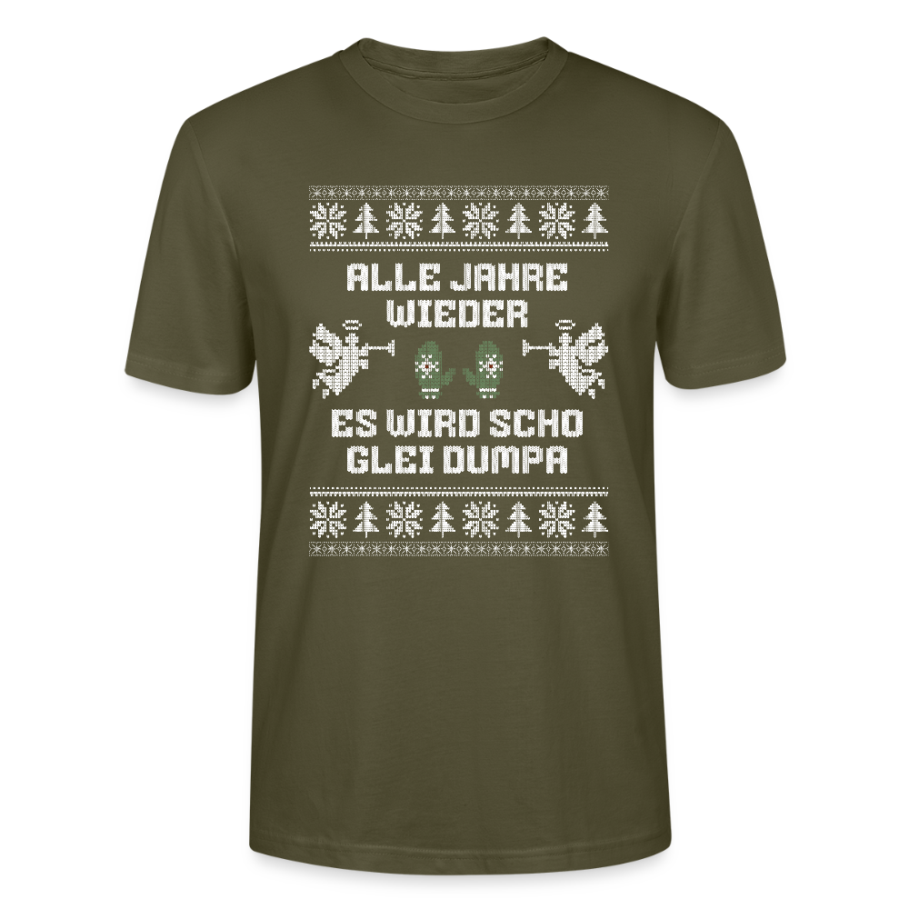 Es wird scho glei dumpa - Bio T-Shirt Unisex - Khaki