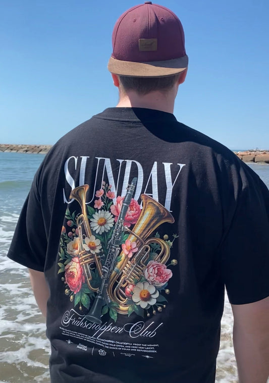 Blosmusi Social Club - front & back - Bio-T-Shirt Oversized